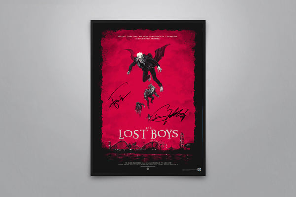 The Lost Boys Signed Poster with COA