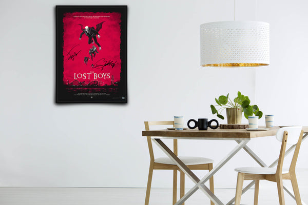 The Lost Boys Signed Poster with COA
