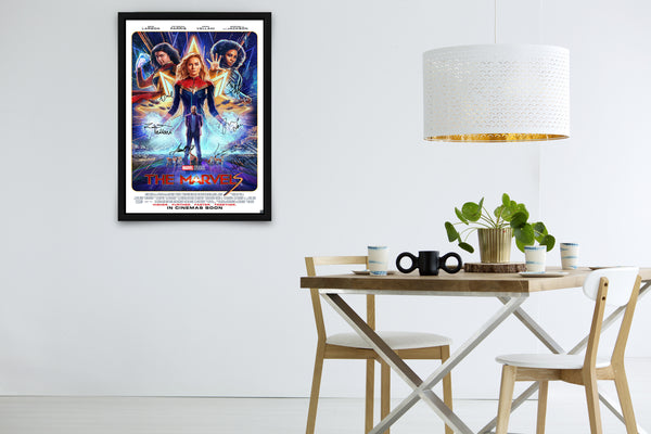 The Marvels - Signed Poster + COA