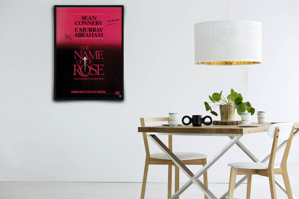 The Name of the Rose Signed Poster with COA