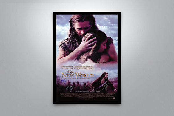 The New World Signed Poster with COA