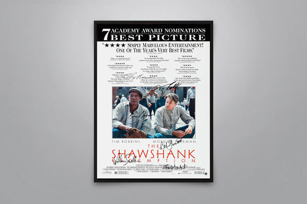 The Shawshank Redemption Signed Poster with COA