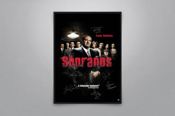 The Sopranos Signed Poster with COA