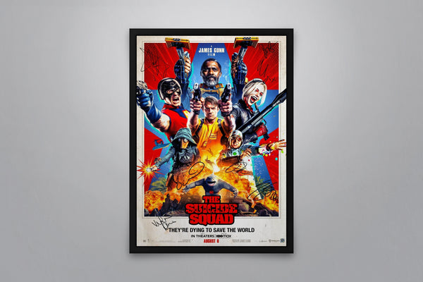 The Suicide Squad Signed Poster with COA