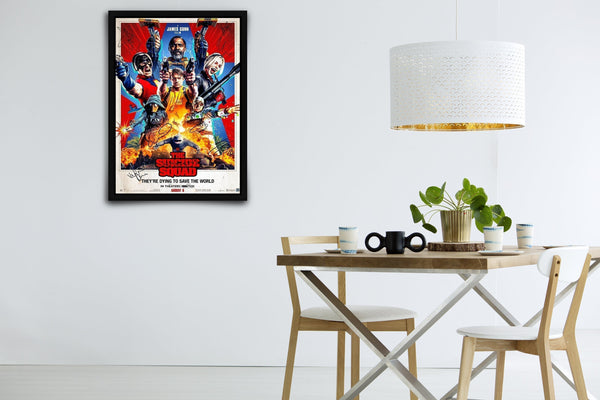 The Suicide Squad Signed Poster with COA