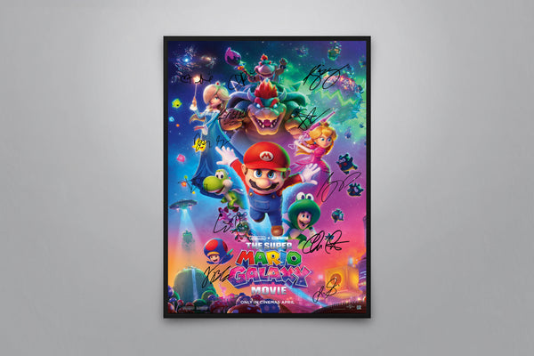 The Super Mario Galaxy Movie Signed Poster with COA