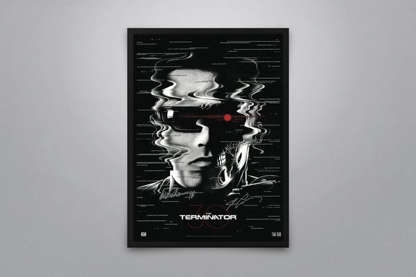 The Terminator: 30th Anniversary Signed Poster with COA