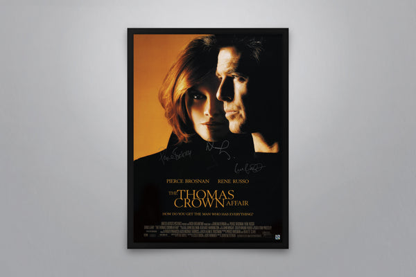 The Thomas Crown Affair Signed Poster with COA