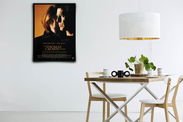 The Thomas Crown Affair Signed Poster with COA