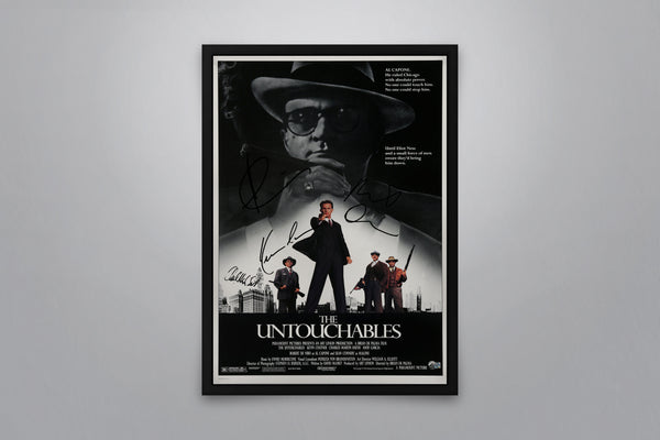 The Untouchables Signed Poster with COA