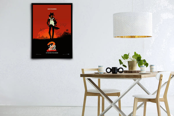 The Bad Guys 2 Signed Poster with COA