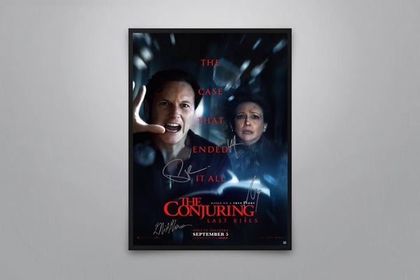 The Conjuring: Last Rites Signed Poster with COA