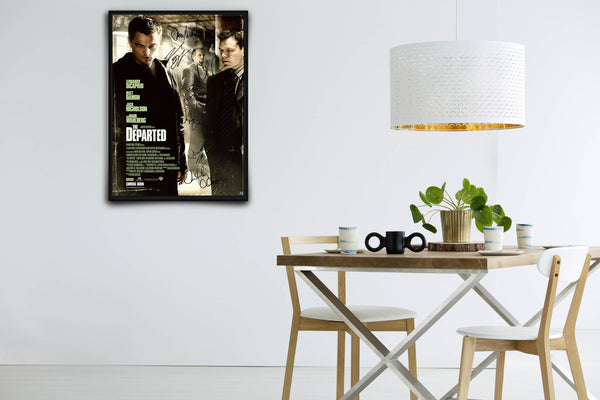 The Departed Signed Poster with COA