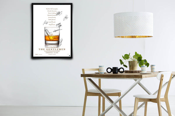 The Gentlemen Signed Poster with COA