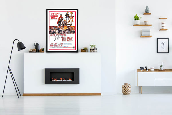 The Good, the Bad, and the Ugly Signed Poster with COA