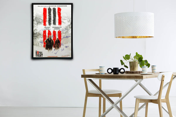 The Hateful Eight Signed Poster with COA