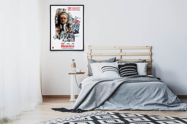The Irishman Signed Poster with COA