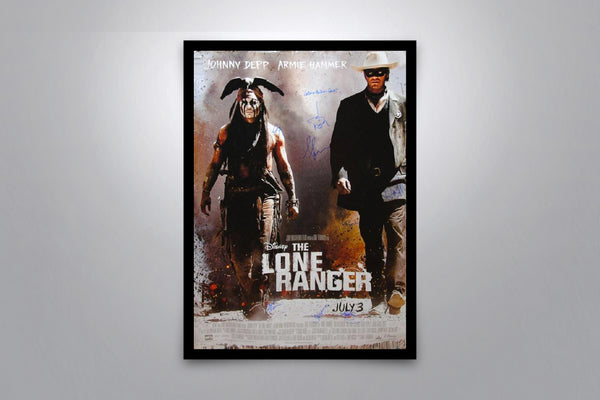 The Lone Ranger Signed Poster with COA