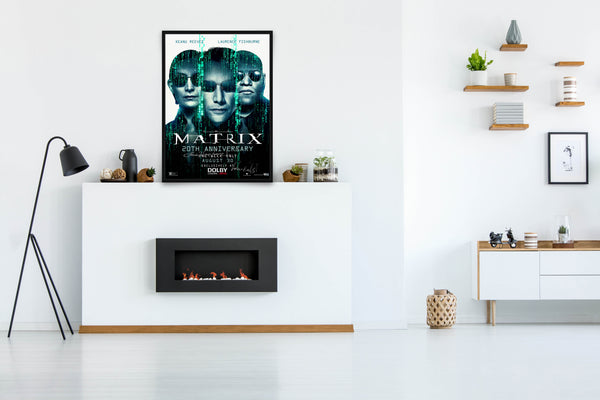 The Matrix 20th Anniversary Signed Poster with COA
