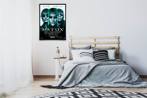 The Matrix 20th Anniversary Signed Poster with COA