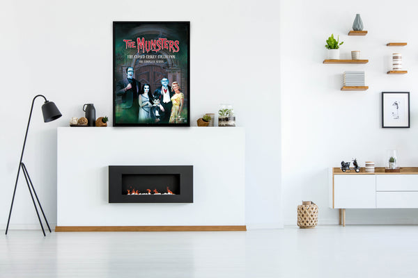 The Munsters Signed Poster with COA