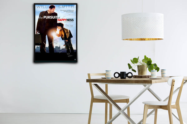 The Pursuit of Happyness Signed Poster with COA