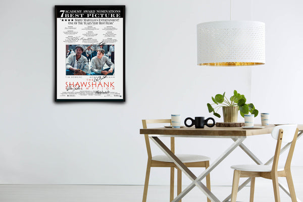 The Shawshank Redemption Signed Poster with COA