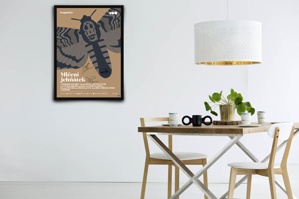 The Silence of the Lambs Signed Poster with COA