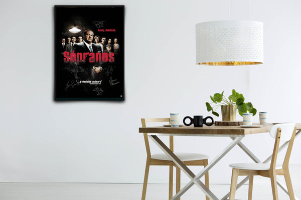 The Sopranos Signed Poster with COA