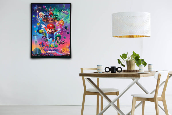 The Super Mario Galaxy Movie Signed Poster with COA