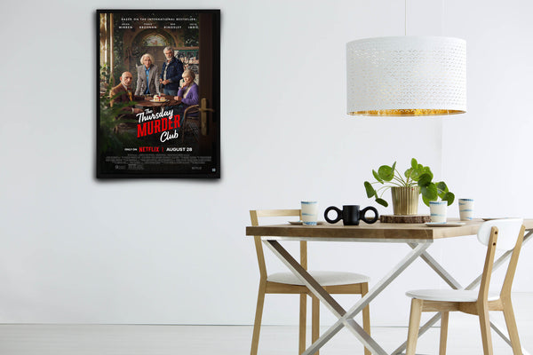 The Thursday Murder Club Signed Poster with COA