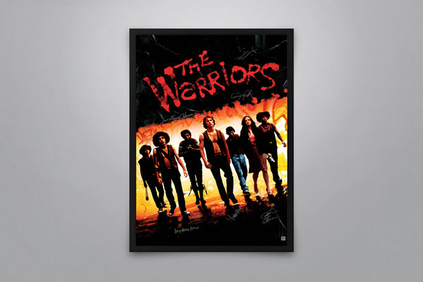 The Warriors Signed Poster with COA