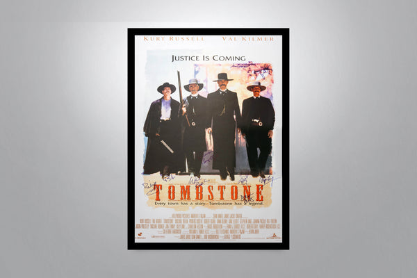 Tombstone Signed Poster with COA