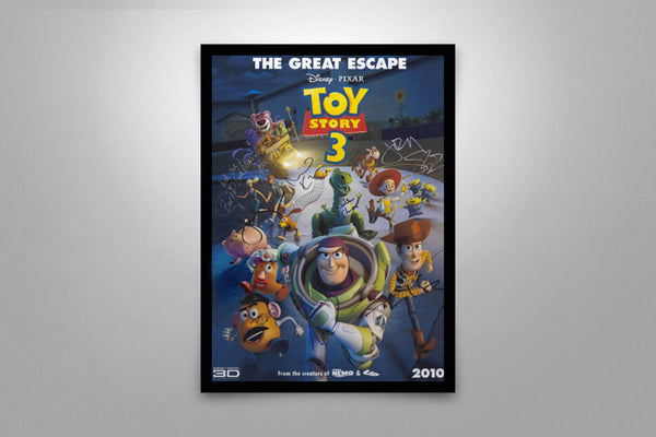 Toy Story 3 Signed Poster with COA
