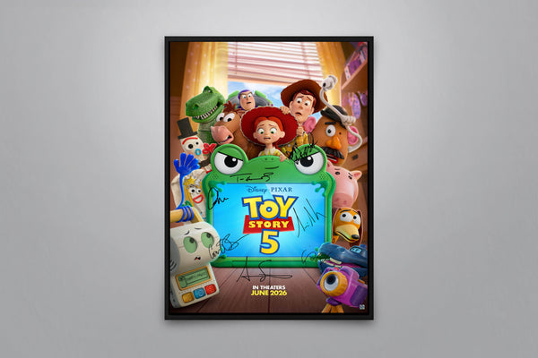 Toy Story 5 Signed Poster with COA