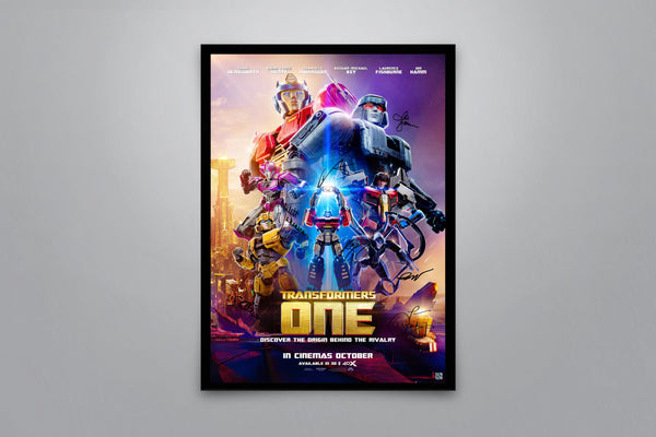 Transformers One - Signed Poster + COA