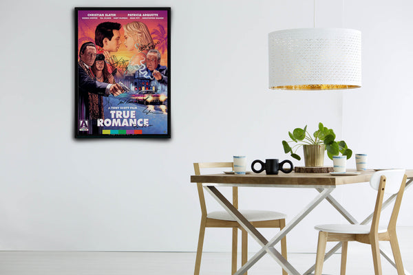 True Romance Signed Poster with COA