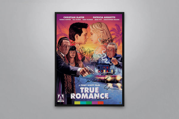 True Romance Signed Poster with COA