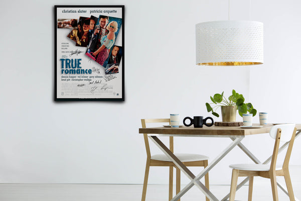 True Romance Signed Poster with COA