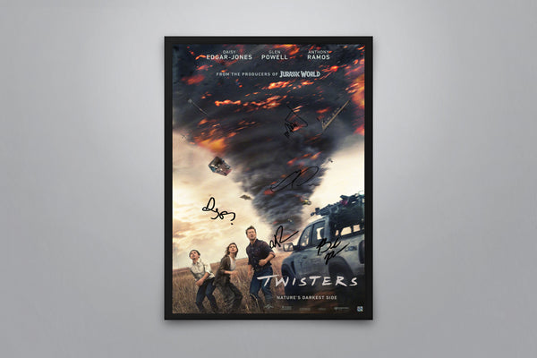 Twisters (2024) - Signed Poster + COA