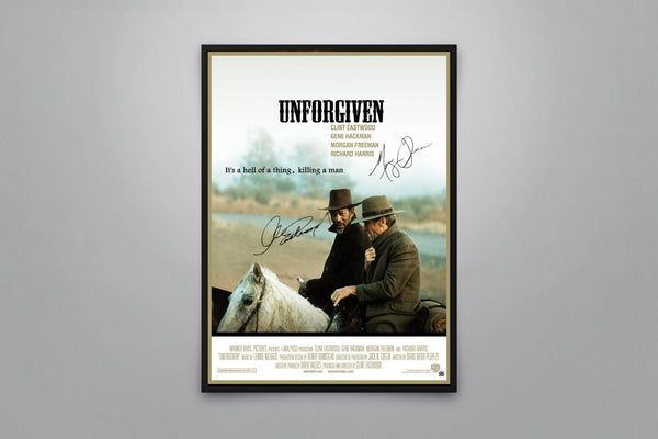 Unforgiven Signed Poster with COA