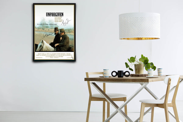 Unforgiven Signed Poster with COA