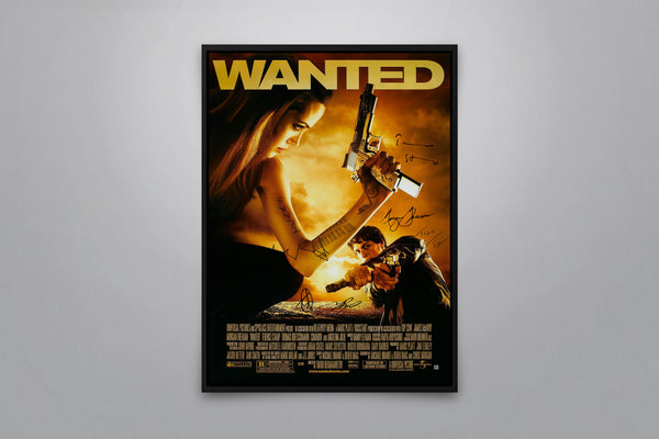 Wanted Signed Poster with COA