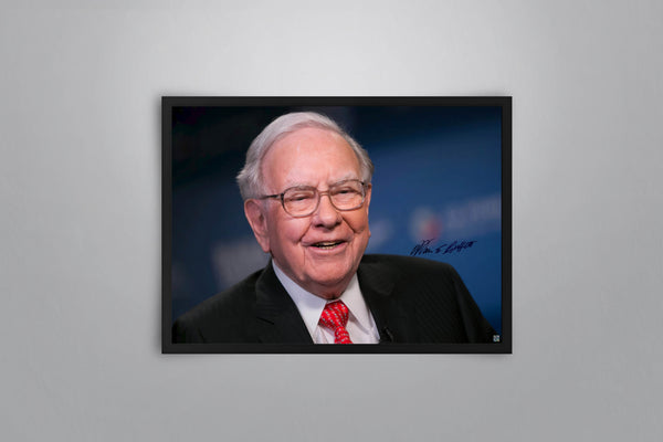 Warren Buffett - Signed Poster + COA