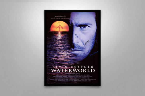 Waterworld Signed Poster with COA