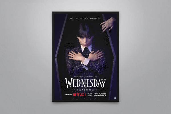 Wednesday: Season 2 Signed Poster with COA