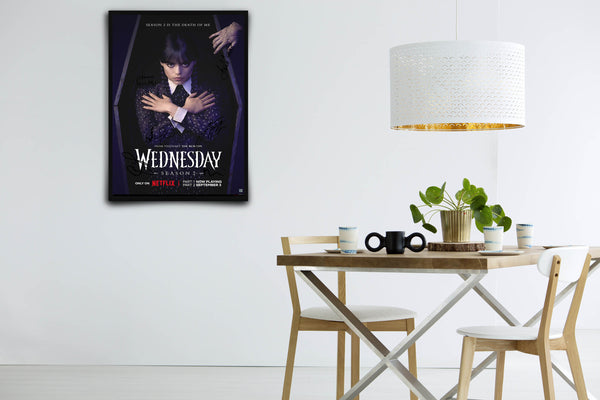 Wednesday: Season 2 Signed Poster with COA
