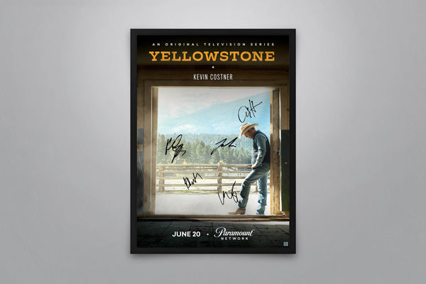 Yellowstone Signed Poster with COA