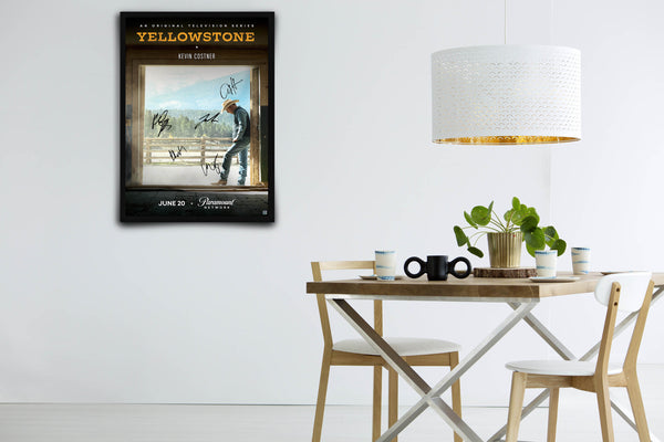 Yellowstone Signed Poster with COA