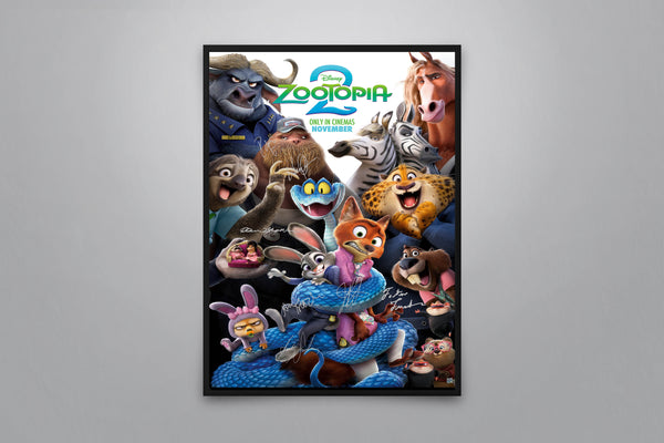 Zootopia 2 Signed Poster with COA